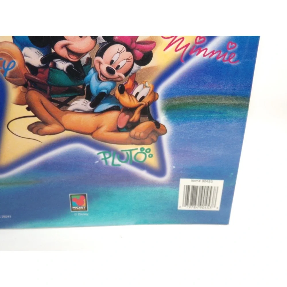 VTG Disney Goofy At The Movies  3-Ring Binder With Inside Pockets